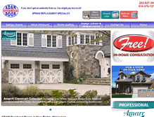 Tablet Screenshot of adamoverheaddoor.com